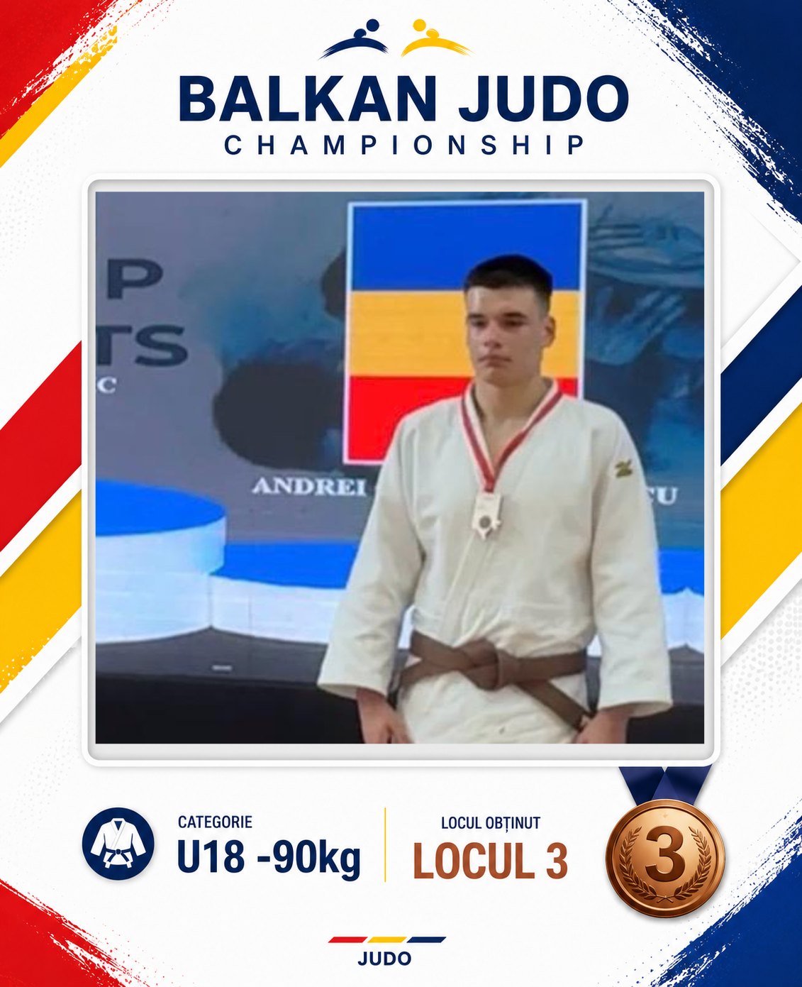 Andrei Popescu — Bronz Balcaniada U18 Budva 2026